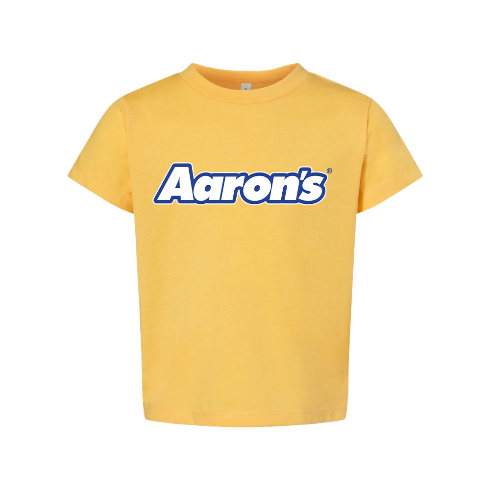 Aaron_s Logo BELLA  CANVAS Toddler Jersey Tee