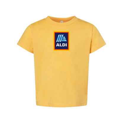 Aldi Logo BELLA  CANVAS Toddler Jersey Tee