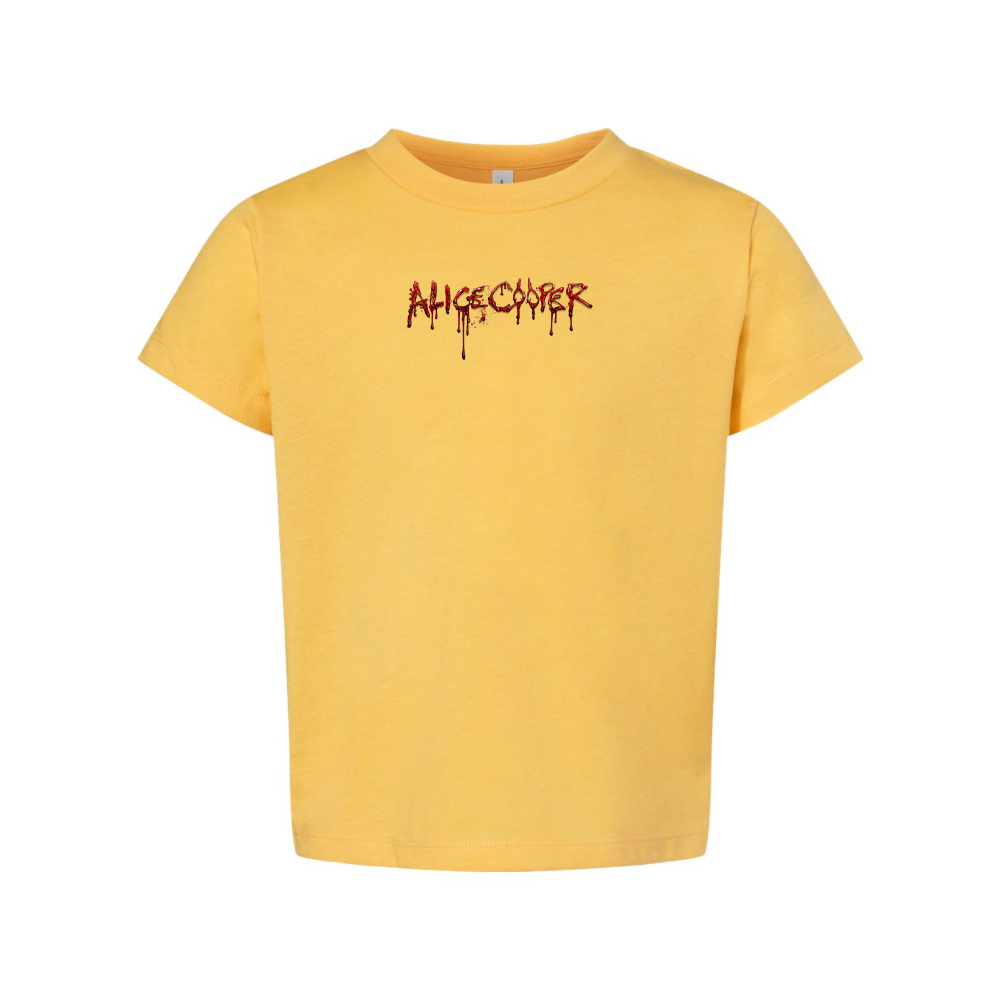 Alice Cooper Logo BELLA  CANVAS Toddler Jersey Tee
