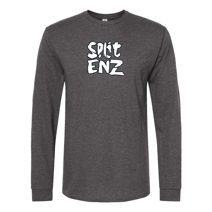 Men's Split Enz Logo  Cotton Long Sleeve T-Shirt