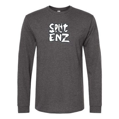 Men's Split Enz Logo  Cotton Long Sleeve T-Shirt