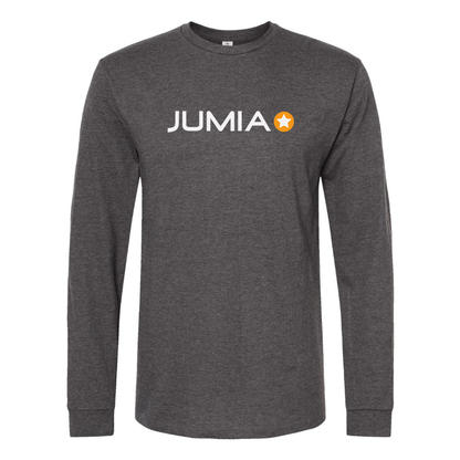Men's Jumia Logo Cotton Long Sleeve T-Shirt