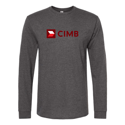 Men's CIMB  Logo Cotton Long Sleeve T-Shirt