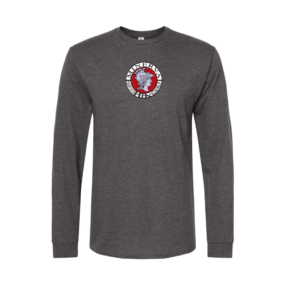 Men's  Minerva Automobile Logo Long Sleeve T-Shirt