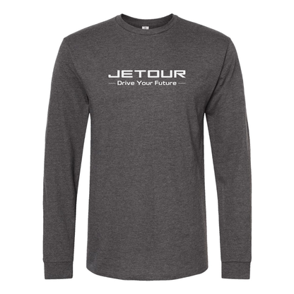 Men's Jetour  Logo Cotton Long Sleeve T-Shirt