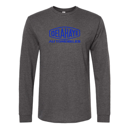 Men's Delahaye Logo Cotton Long Sleeve T-Shirt