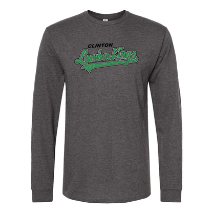 Men's Clinton LumberKings  Logo Cotton Long Sleeve T-Shirt