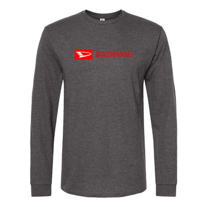 Men's  Daihatsu Logo Cotton Long Sleeve T-Shirt