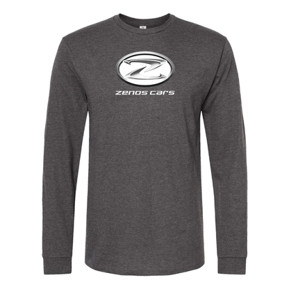 Men's Zenos Cars Logo Cotton Long Sleeve T-Shirt