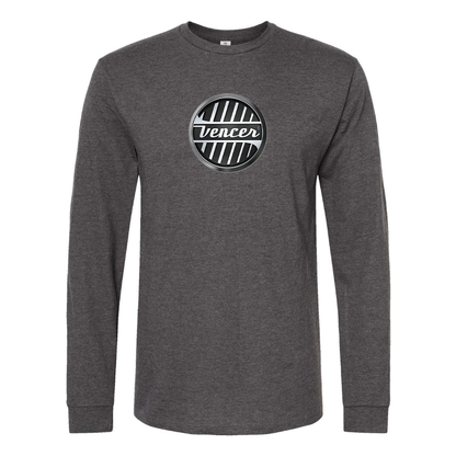 Men's Vencer Logo Cotton Long Sleeve T-Shirt