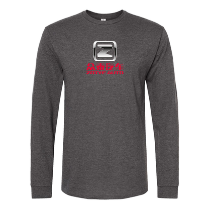 Men's Zotye Logo  Cotton Long Sleeve T-Shirt