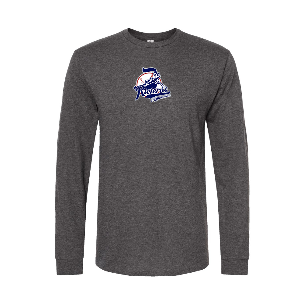 Men's Aguascalientes Rieleros Logo Long Sleeve T-Shirt