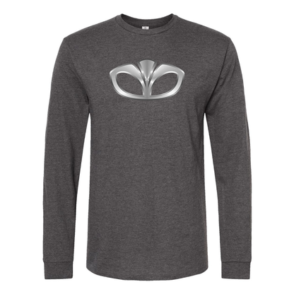 Men's Daewoo Logo Cotton Long Sleeve T-Shirt
