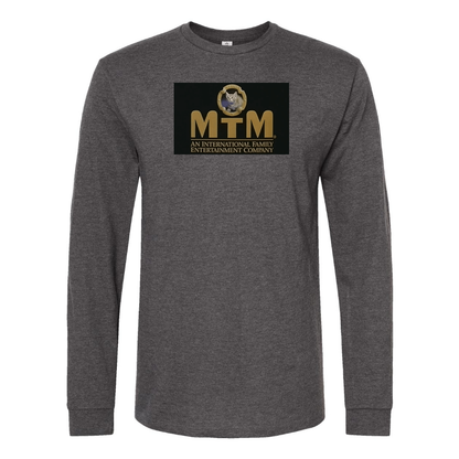 Men's  MTM Logo Cotton Long Sleeve T-Shirt