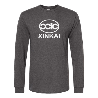 Men's Xin Kai Logo Cotton Long Sleeve T-Shirt