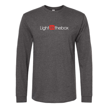 Men's Lightinthebox  Logo Cotton Long Sleeve T-Shirt