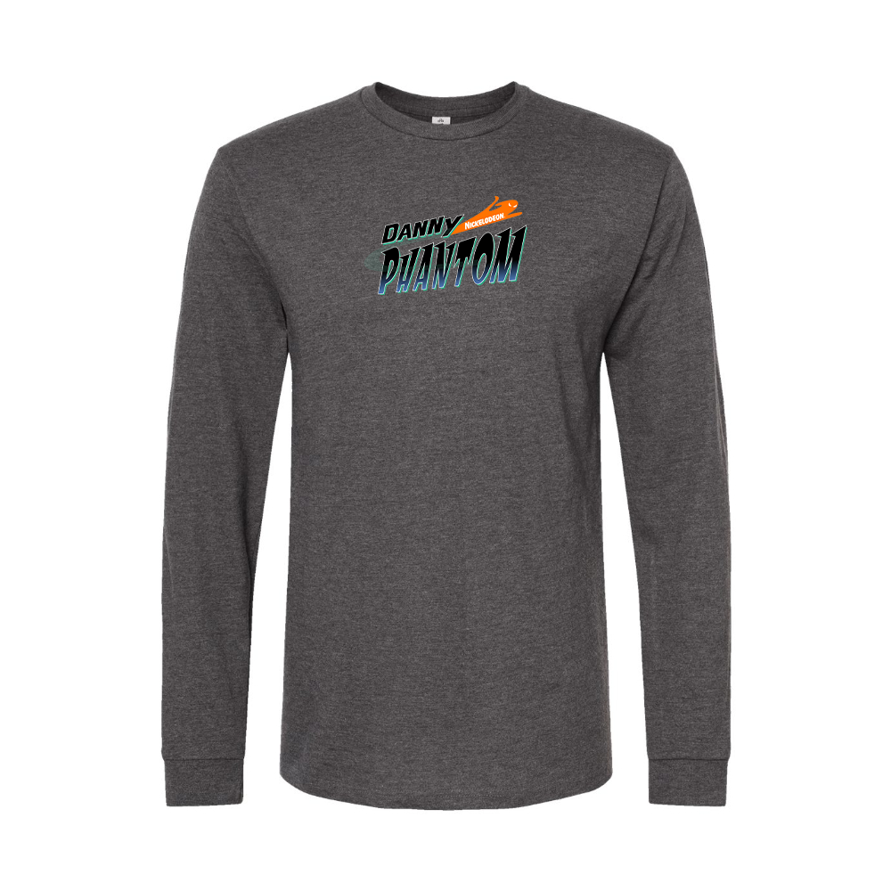 Men's Danny Phantom Logo Long Sleeve T-Shirt