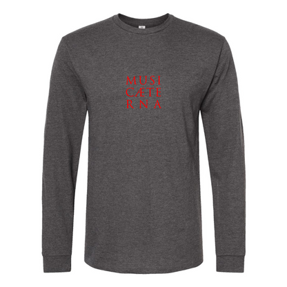 Men's Music Aeterna  Logo Cotton Long Sleeve T-Shirt