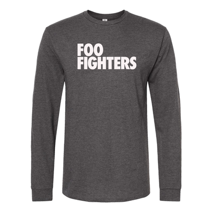 Men's Foo Fighters Logo Cotton Long Sleeve T-Shirt