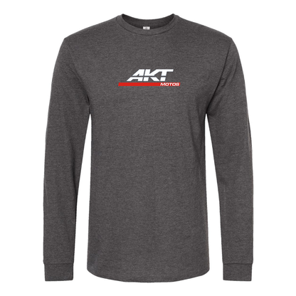 Men's AKT Logo Cotton Long Sleeve T-Shirt