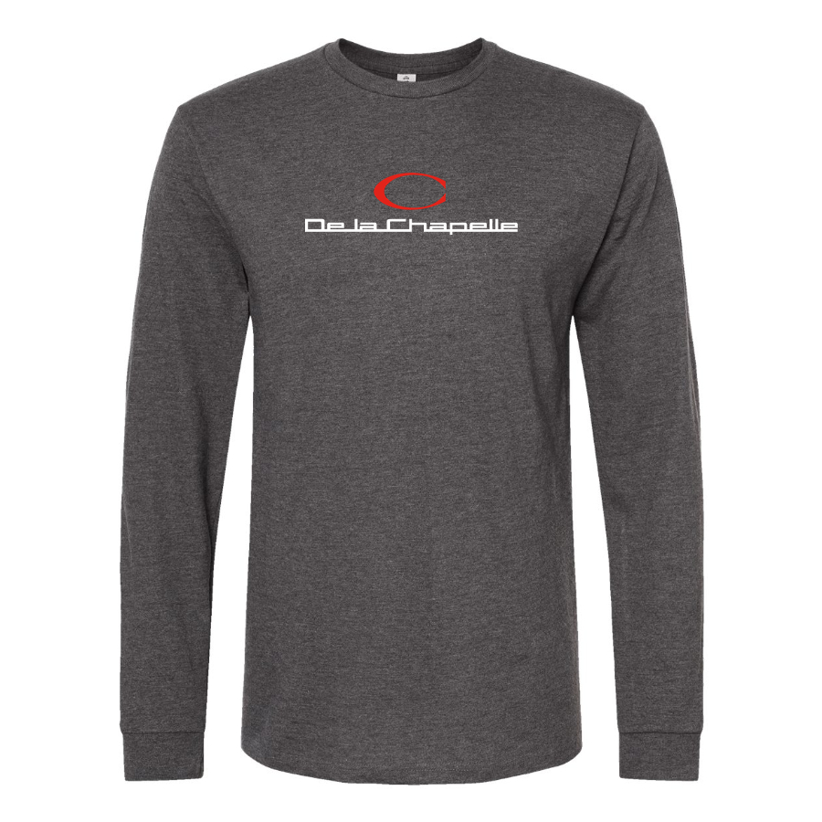 Men's De La Chapelle  Logo Cotton Long Sleeve T-Shirt