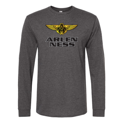 Men's Arlen Ness  Logo Cotton Long Sleeve T-Shirt