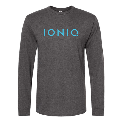 Men's  Ioniq Logo Cotton Long Sleeve T-Shirt