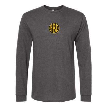 Men's ABC Motors Logo Cotton Long Sleeve T-Shirt