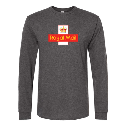 Men's  Royal Mail    Logo Cotton Long Sleeve T-Shirt
