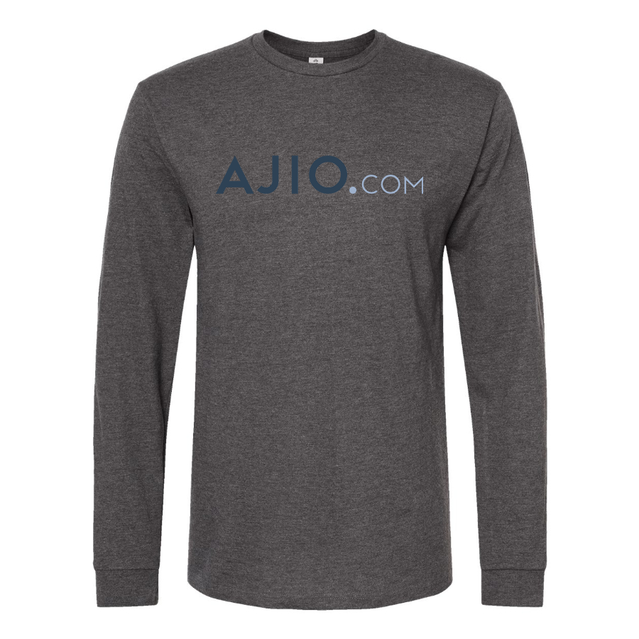Men's Ajio Logo Cotton Long Sleeve T-Shirt