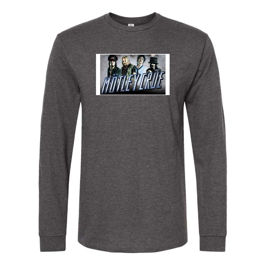 Men's  Motley Crue Logo Cotton Long Sleeve T-Shirt