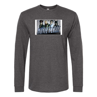 Men's  Motley Crue Logo Cotton Long Sleeve T-Shirt