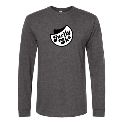 Men's Jurllyshe Logo Cotton Long Sleeve T-Shirt