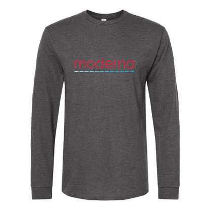 Men's Moderna Logo Cotton Long Sleeve T-Shirt