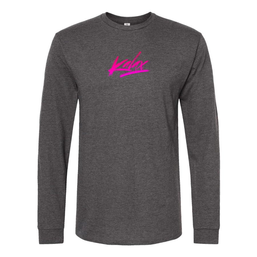 Men's  Kalax Logo  Cotton Long Sleeve T-Shirt