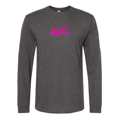 Men's  Kalax Logo  Cotton Long Sleeve T-Shirt