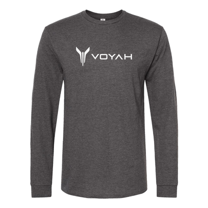 Men's Voyah  Logo  Cotton Long Sleeve T-Shirt