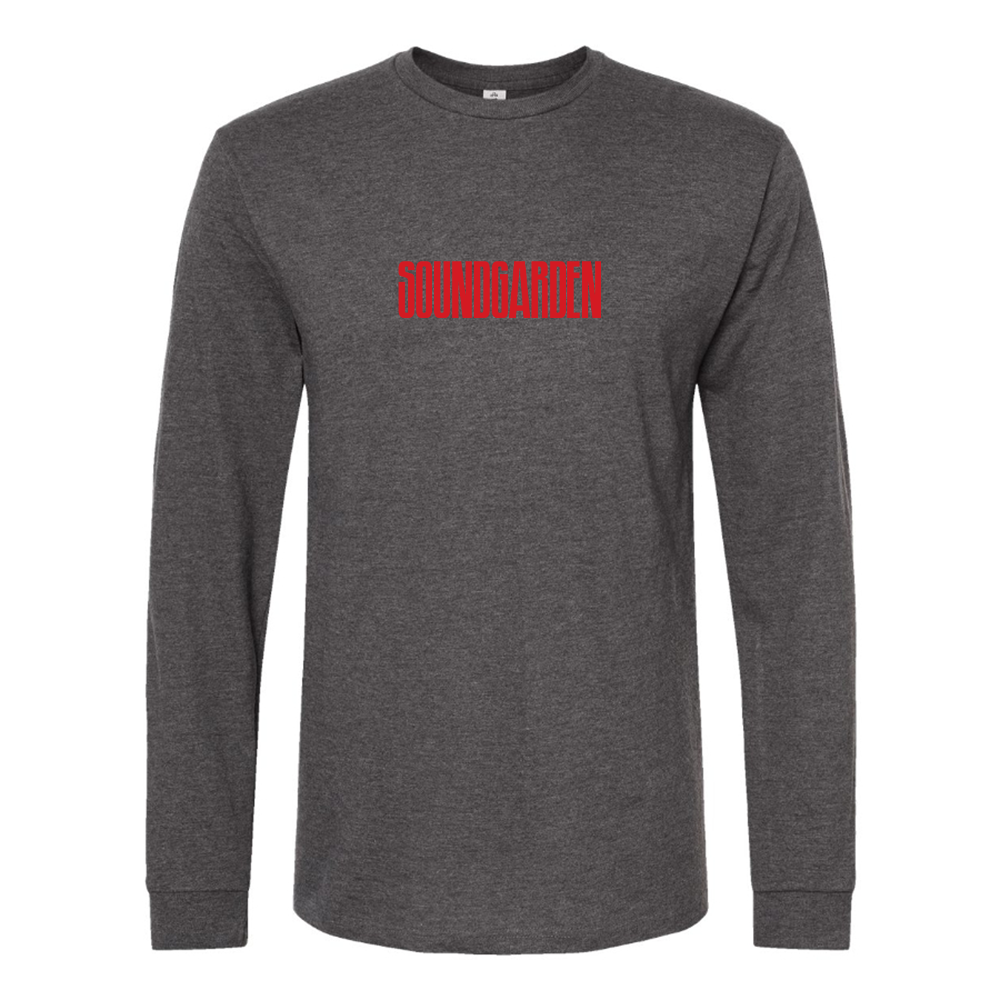 Men's Soundgarden Logo Cotton Long Sleeve T-Shirt