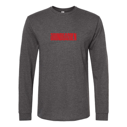 Men's Soundgarden Logo Cotton Long Sleeve T-Shirt