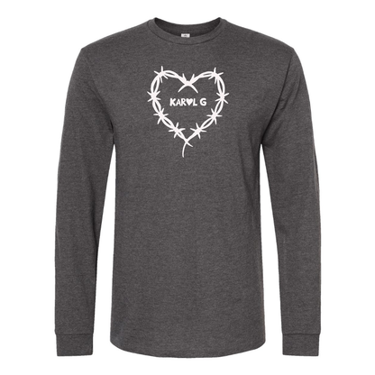 Men's KAROL G Logo Cotton Long Sleeve T-Shirt