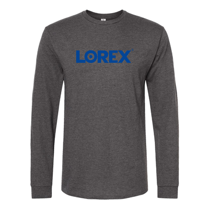 Men's Lorex Technology Logo Cotton Long Sleeve T-Shirt