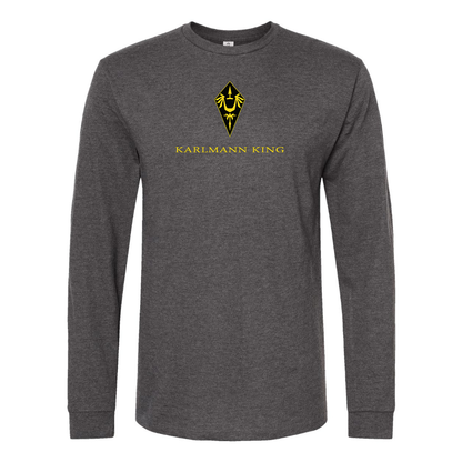 Men's Karlmann King  Logo Cotton Long Sleeve T-Shirt