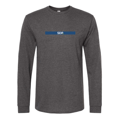 Men's   SDP  Logo  Cotton Long Sleeve T-Shirt