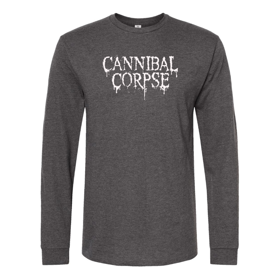 Men's  Cannibal Corpse Logo Cotton Long Sleeve T-Shirt