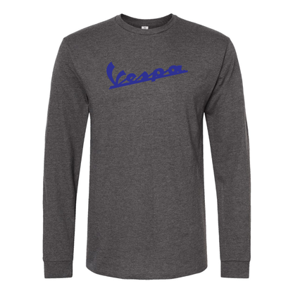 Men's Vespa Logo Cotton Long Sleeve T-Shirt