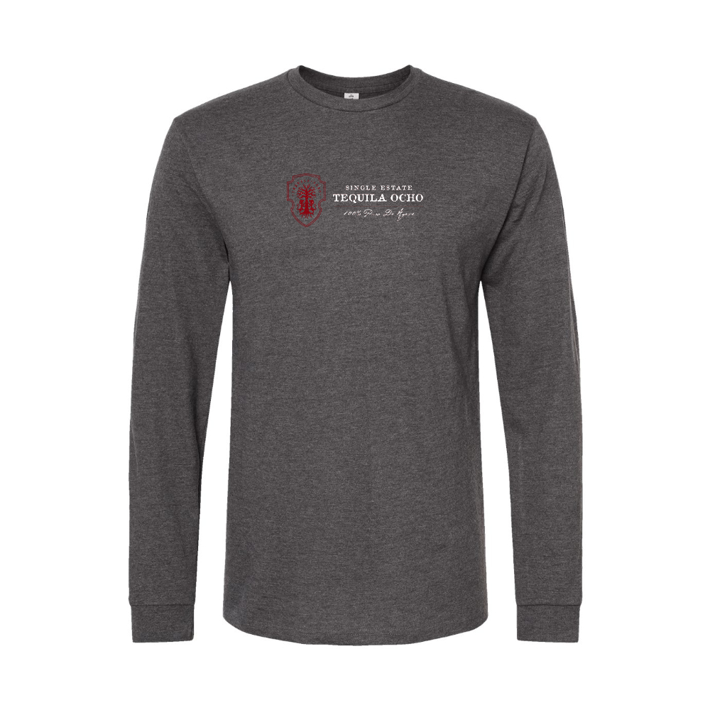 Men's Tequila Ocho Logo Long Sleeve T-Shirt