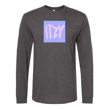 Men's Itzy Logo Cotton Long Sleeve T-Shirt
