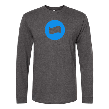 Men's Dana  Logo Cotton Long Sleeve T-Shirt