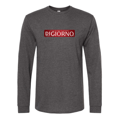 Men's DiGiorno Logo Cotton Long Sleeve T-Shirt