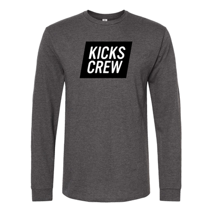 Men's Kickscrew Logo Cotton Long Sleeve T-Shirt